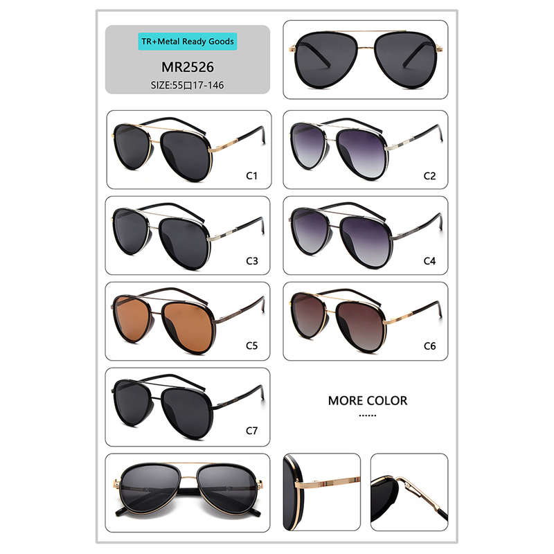MR2526 Occhiali da sole all'ingrosso TR90 polarizzati oversize