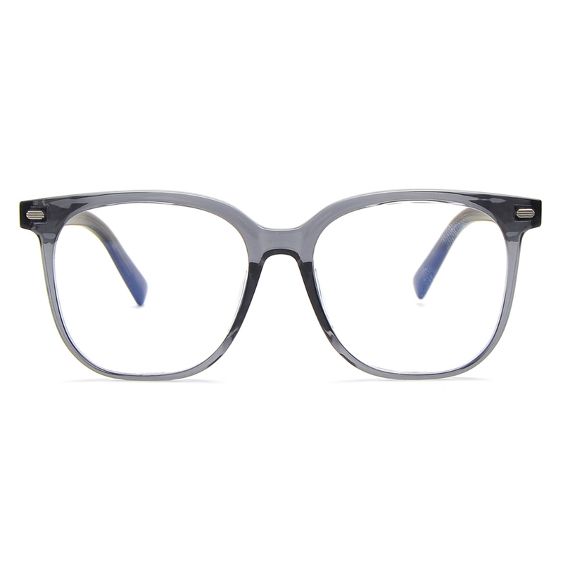 Occhiali da vista TR90 vintage quadrati trasparenti anti-blu