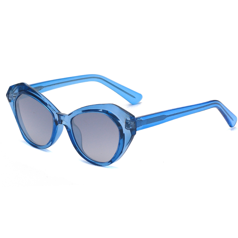 Occhiali da sole da donna in acetato Cat Eye TR90 di lusso 