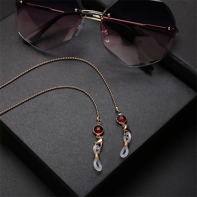 Accessori in metallo oro argento moda occhiali catena per occhiali