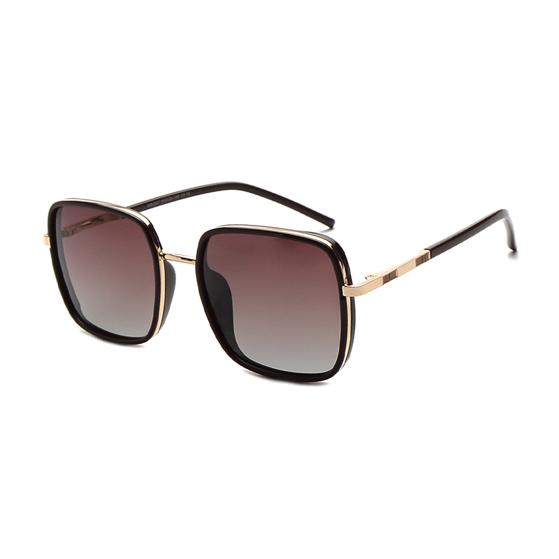 MR2527 Occhiali da sole all'ingrosso TR90 con logo personalizzato oversize con cornice quadrata