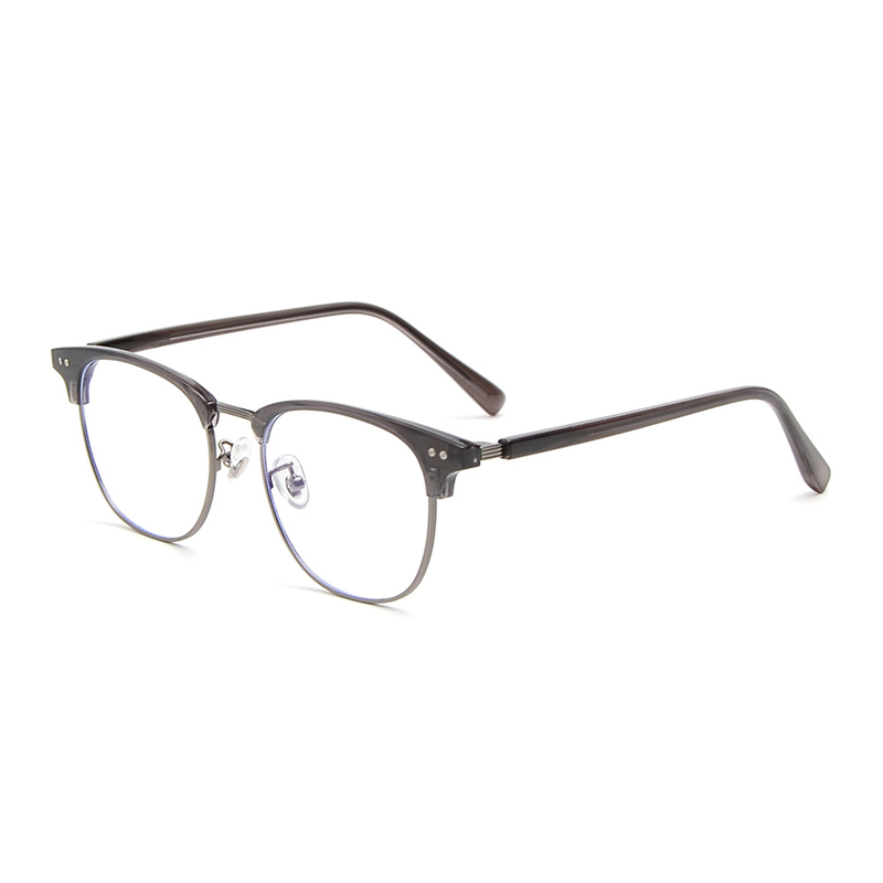 Occhiali da vista vintage in metallo TR90 anti-blu all'ingrosso per unisex