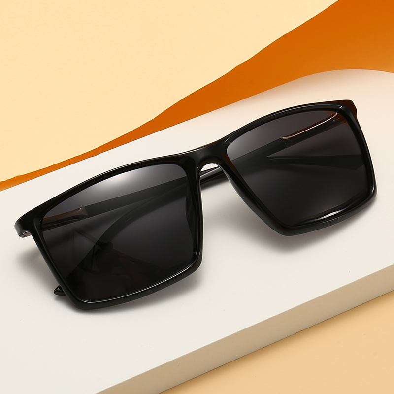 MR2538 Occhiali da sole Suqare Full Frame Metal Temple TAC Lens TR90
