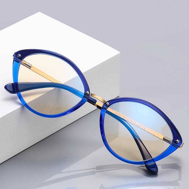 Modello 2089 Montatura da vista ovale TR90 Designer Fashion