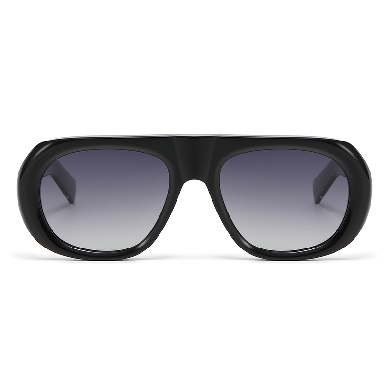 Occhiali da sole polarizzati pilota oversize classici retrò in acetato YSAT3016