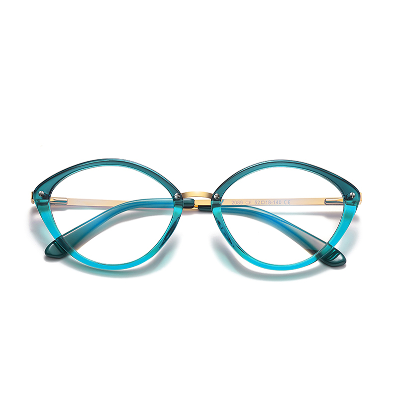 Modello 2089 Montatura da vista ovale TR90 Designer Fashion