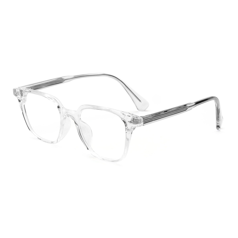 Occhiali da vista in acetato TR90 anti-blu squadrati full frame di design