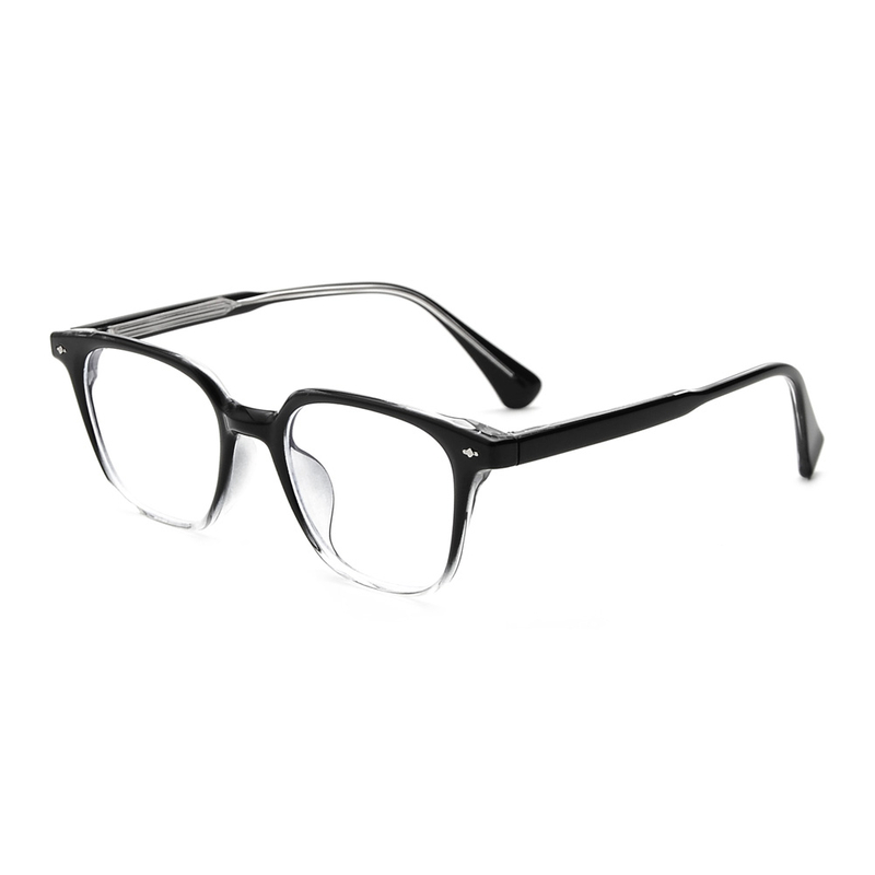 Occhiali da vista in acetato TR90 anti-blu squadrati full frame di design