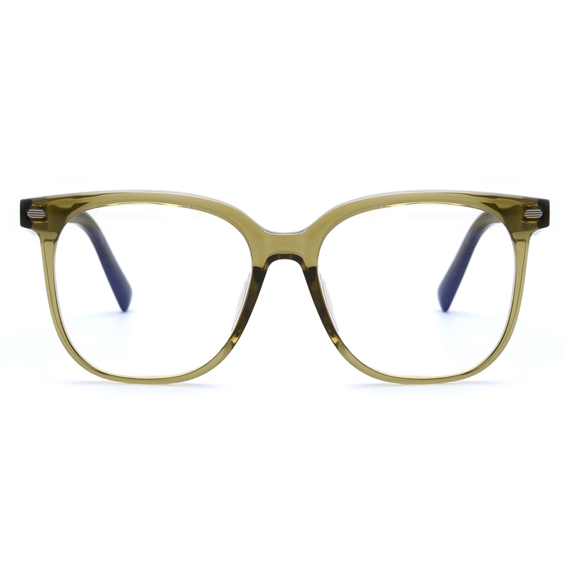 Occhiali da vista TR90 vintage quadrati trasparenti anti-blu