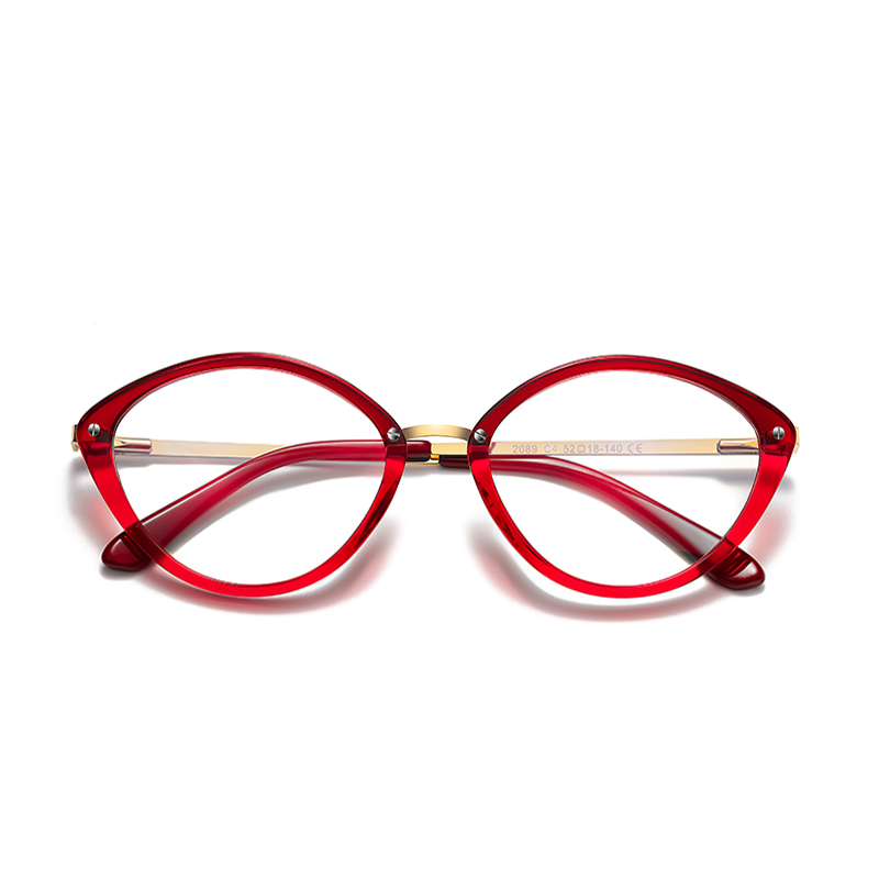 Modello 2089 Montatura da vista ovale TR90 Designer Fashion
